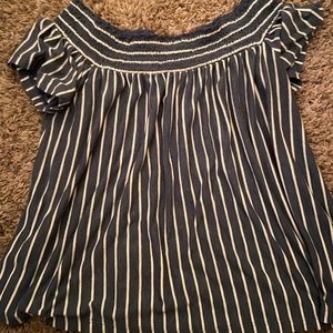 Scrunched off the shoulder top